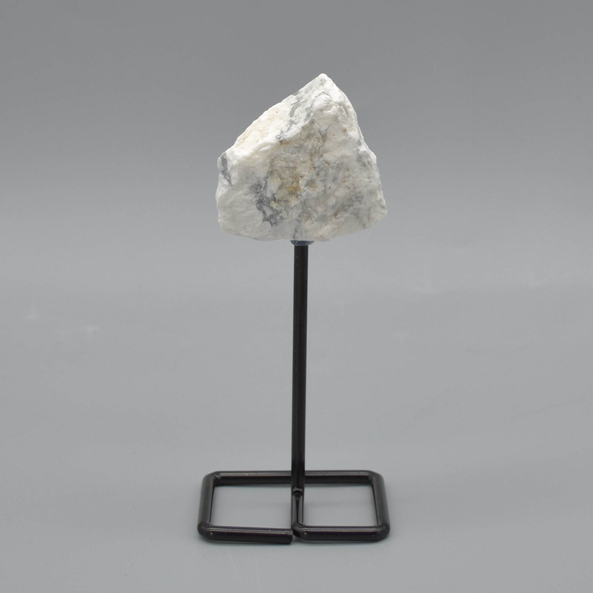 White Howlite Specimen Rock with Stand - 5 Options - Image 8