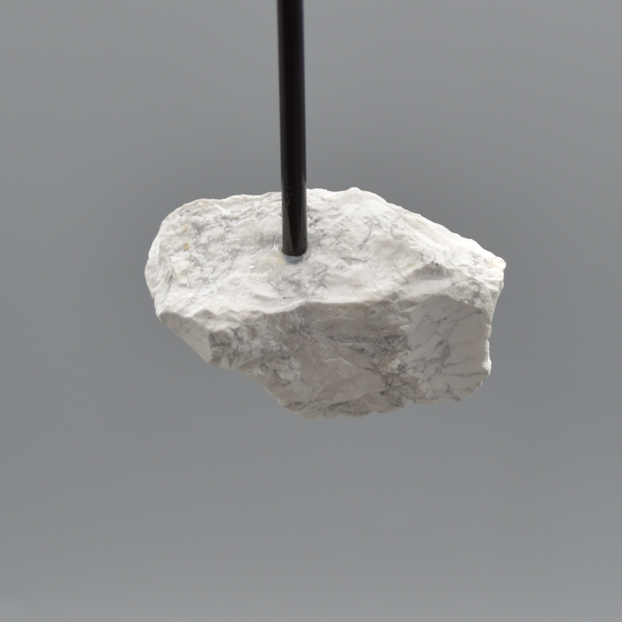 White Howlite Specimen Rock with Stand - 5 Options - Image 11