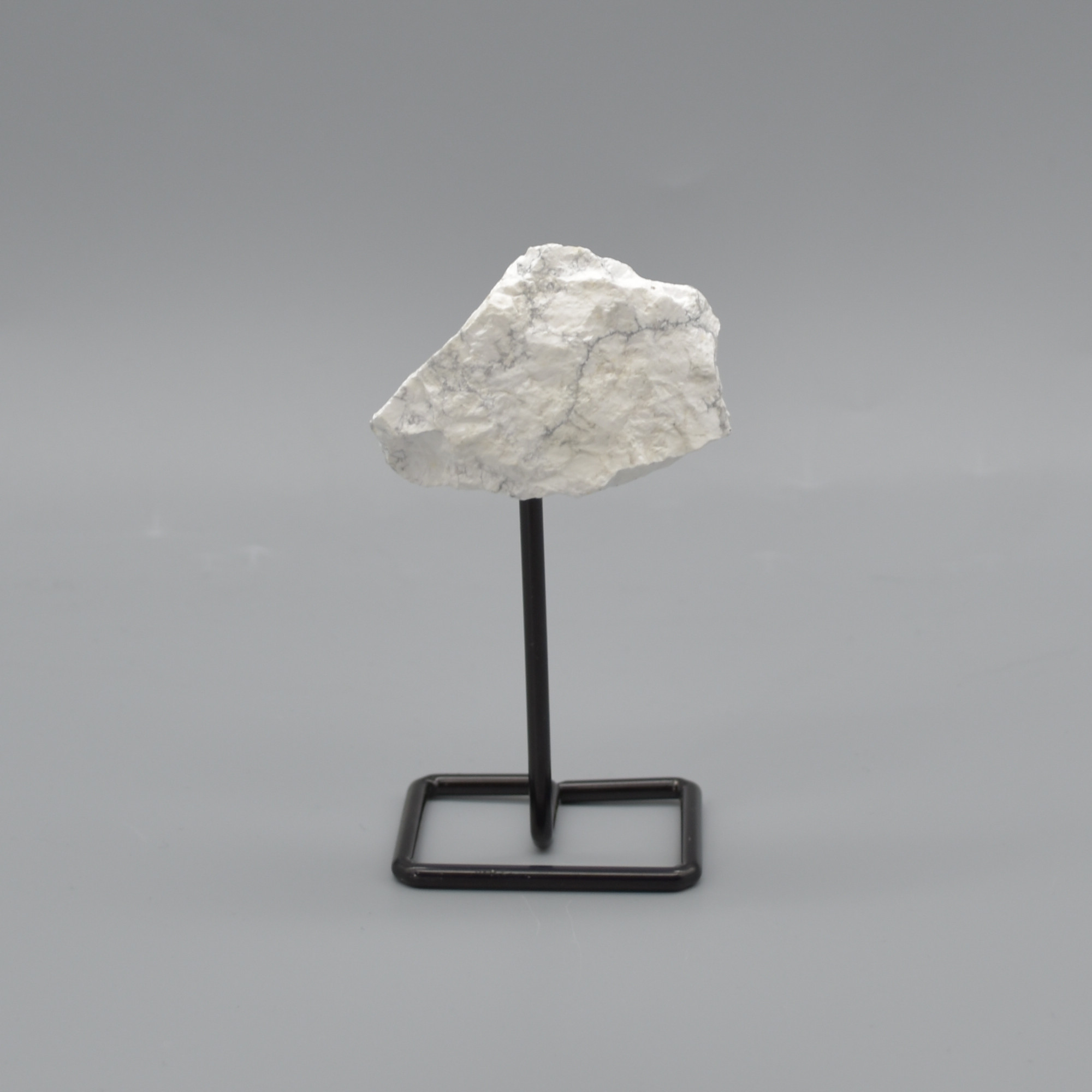 White Howlite Specimen Rock with Stand - 5 Options - Image 12