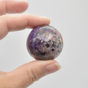 Charoite Crystal Sphere Ball - 58 grams - 3.4cm #10