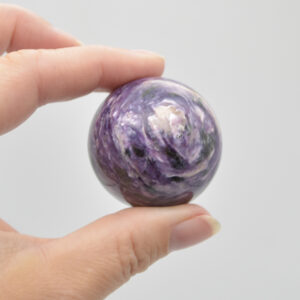 Charoite Crystal Sphere Ball - 77 grams - 3.7cm #12