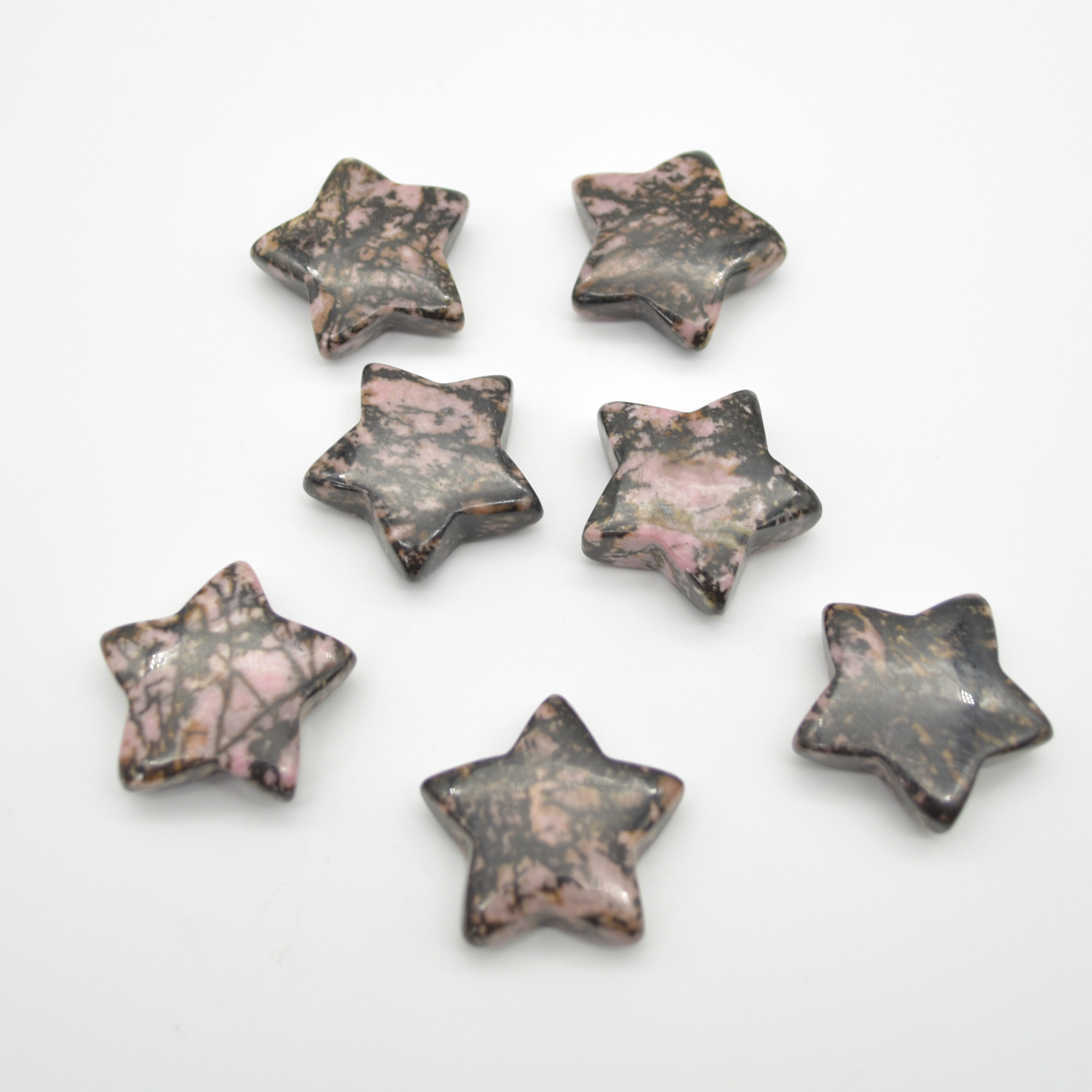 Rhodonite Star - 3cm - 1 Count - Image 4