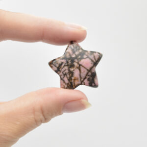 Rhodonite Star  - 3cm - 1 Count