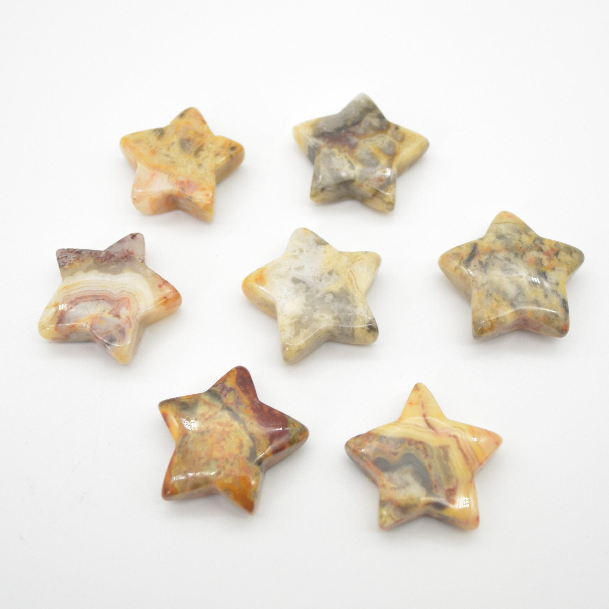 Crazy Lace Agate Star - 3cm - 1 Count - Image 4