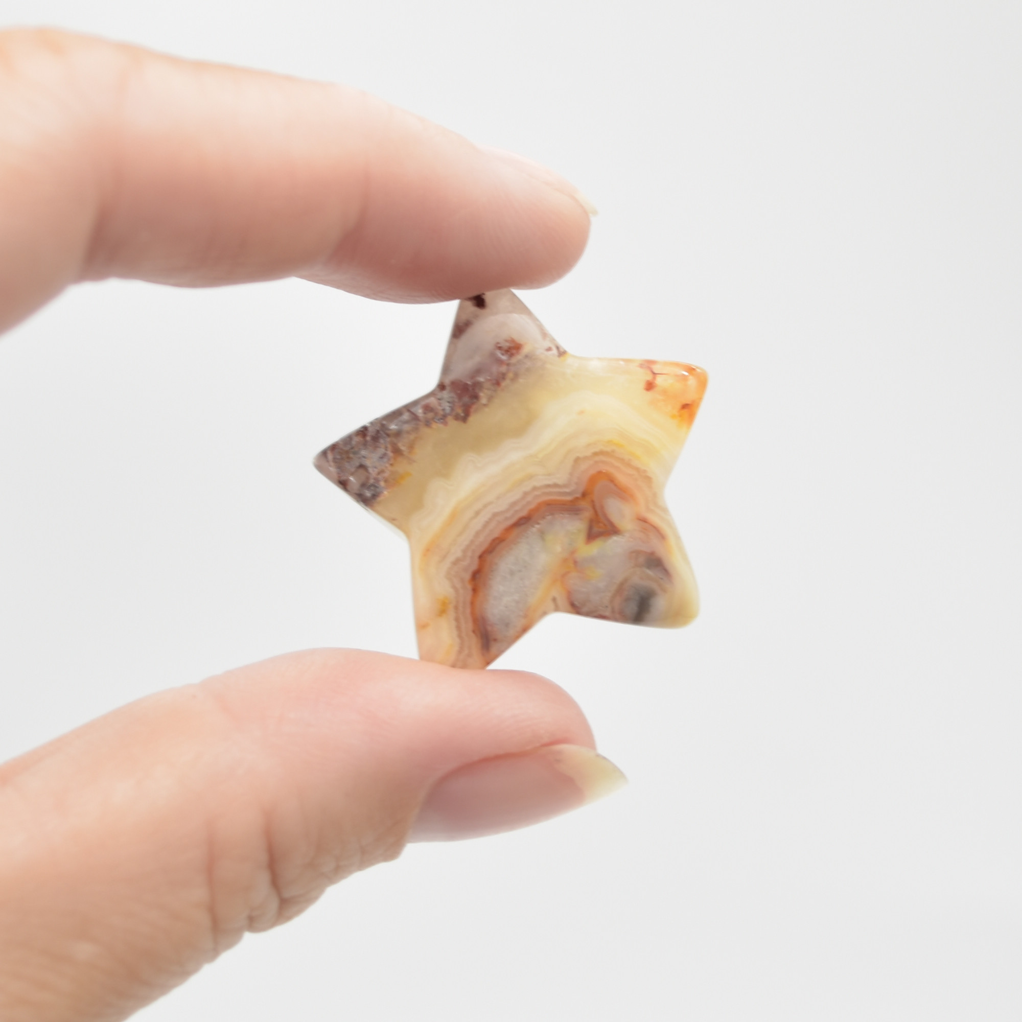 Crazy Lace Agate Star - 3cm - 1 Count - Image 6