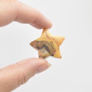Crazy Lace Agate Star - 3cm - 1 Count