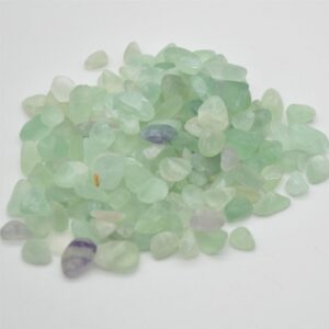 Green Fluorite Crystal Chips / Nuggets - 100 grams