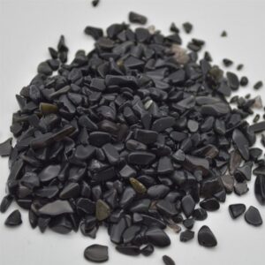 Black Obsidian Crystal Chips / Nuggets - 100 grams