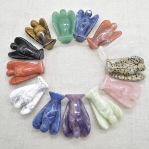 Crystal Angel - 5cm - 2 inch - 1 Count - Choose from 14 Gemstones
