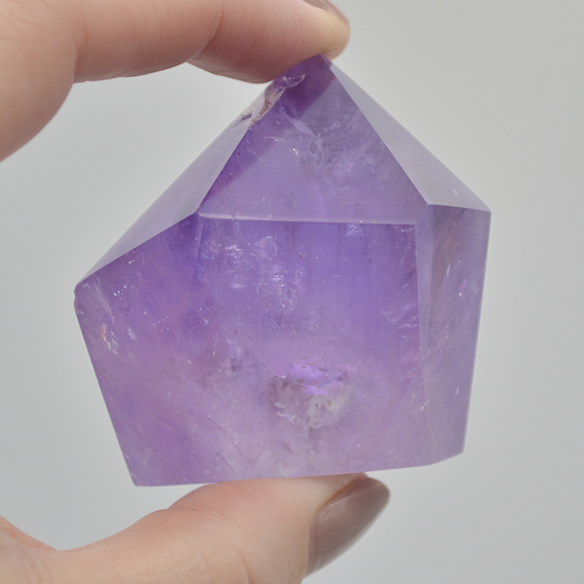 Amethyst Freeform Point - 121 grams #12 - Image 5