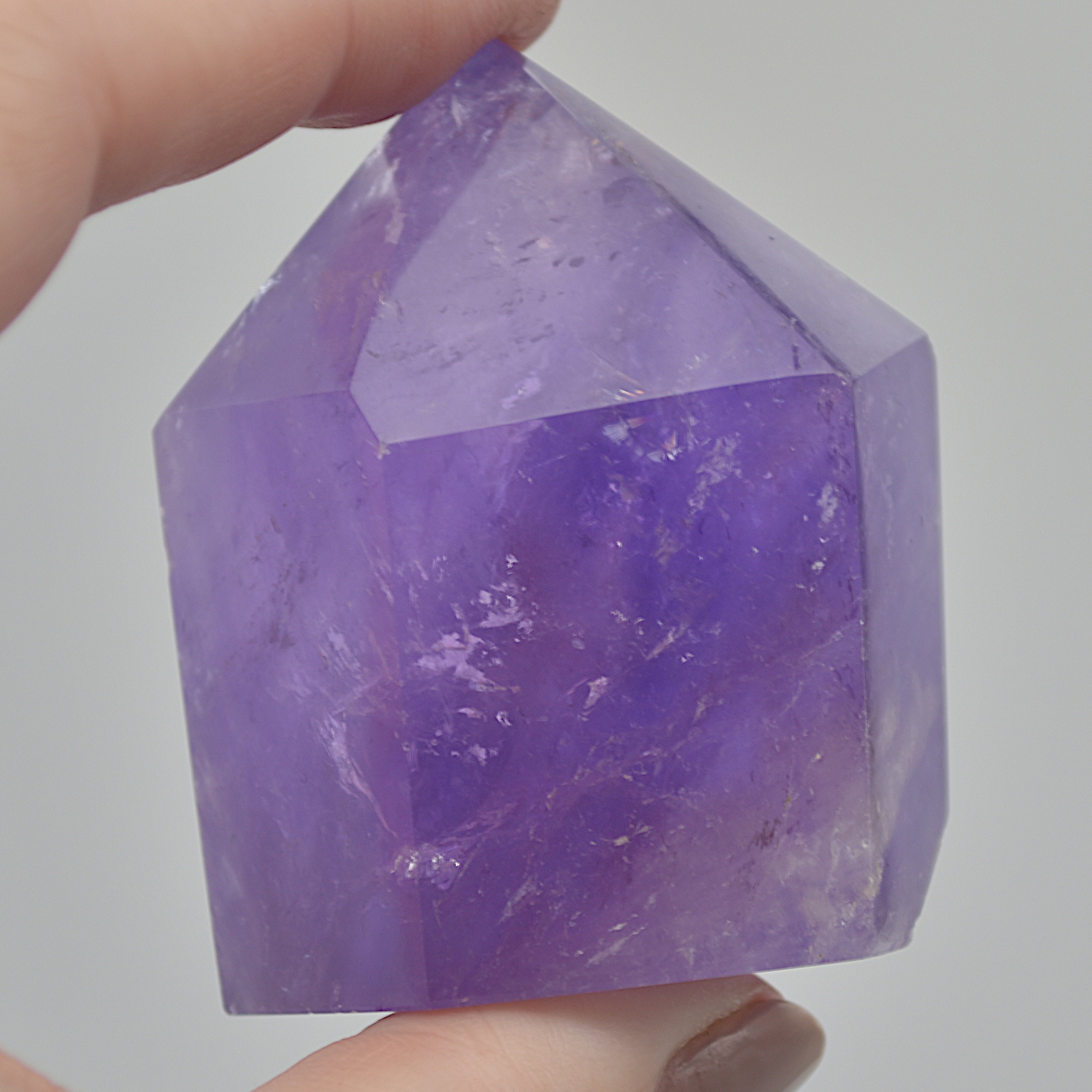 Amethyst Freeform Point - 125 grams #15 - Image 4