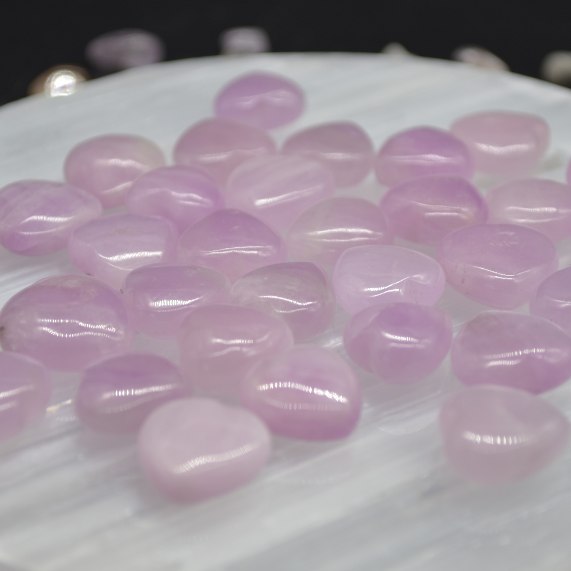 Kunzite Crystal Gemstone Mini Heart - 1.2cm - 1.5cm - 1 or 4 Count - Image 4