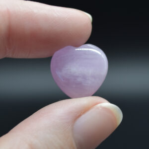 Kunzite Crystal Gemstone Mini Heart - 1.2cm - 1.5cm - 1 or 4 Count