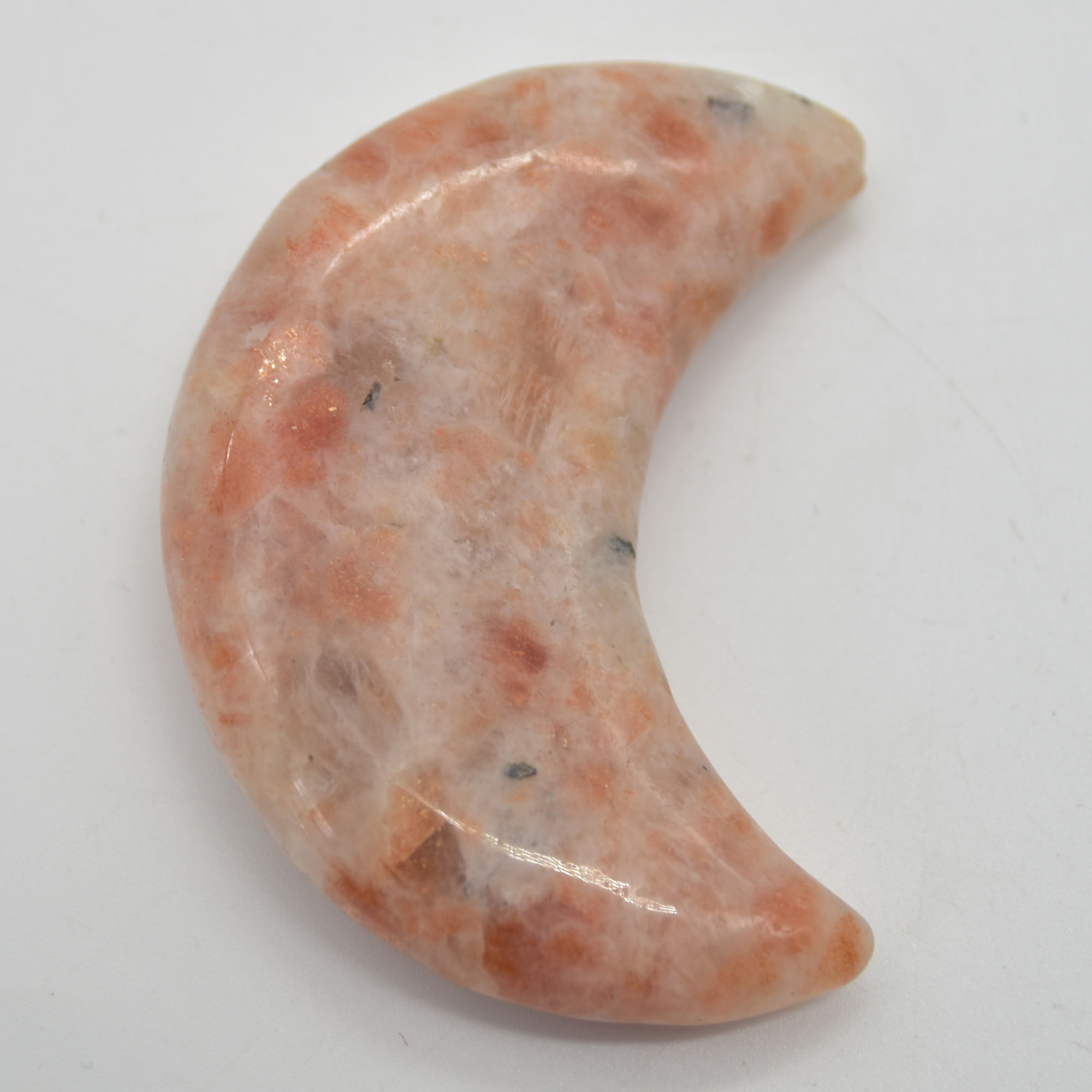 Sunstone Carved Moon - 6.5cm #01 - Image 2