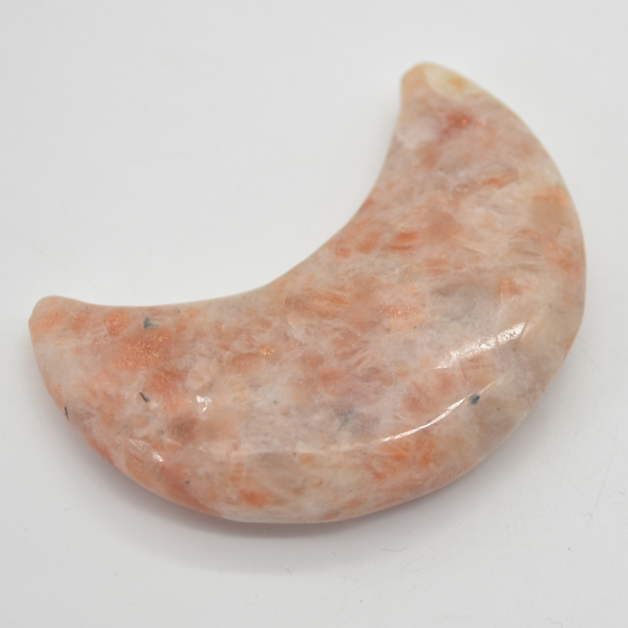 Sunstone Carved Moon - 6.5cm #01 - Image 3