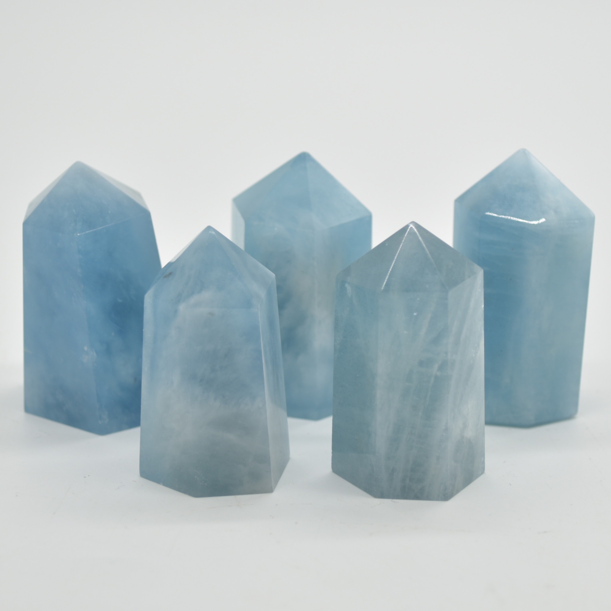 Aquamarine Point, Tower, Wand - 1 Count - Various Sizes - Image 5
