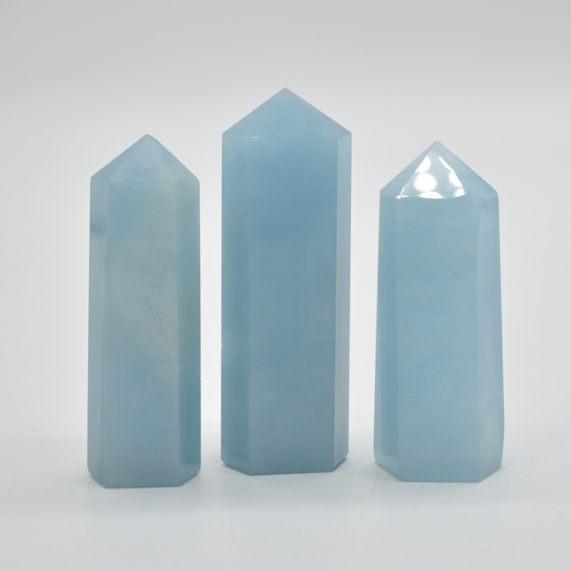 Aquamarine Point, Tower, Wand - 1 Count - Various Sizes - Image 12