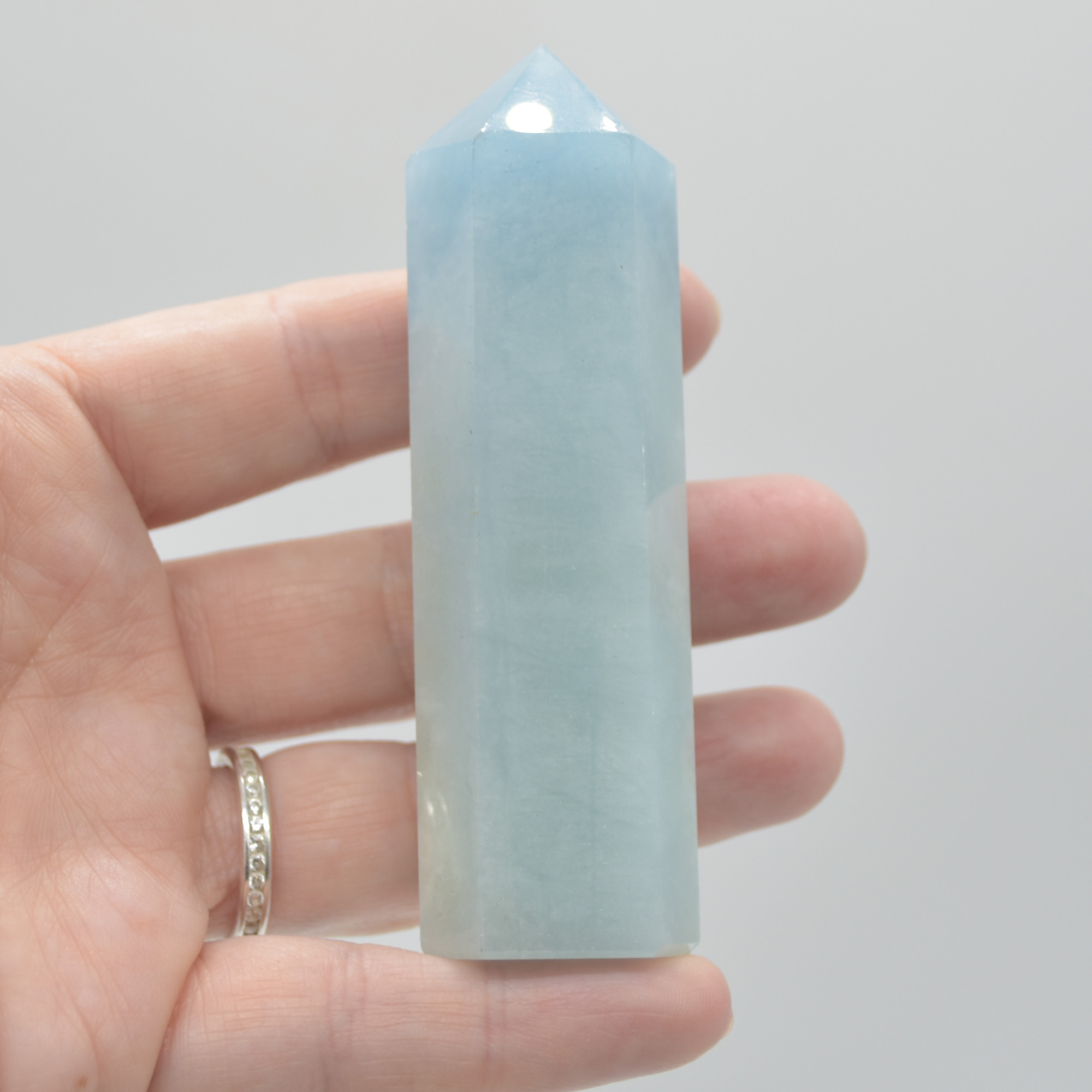 Aquamarine Point, Tower, Wand - 1 Count - Various Sizes - Image 17