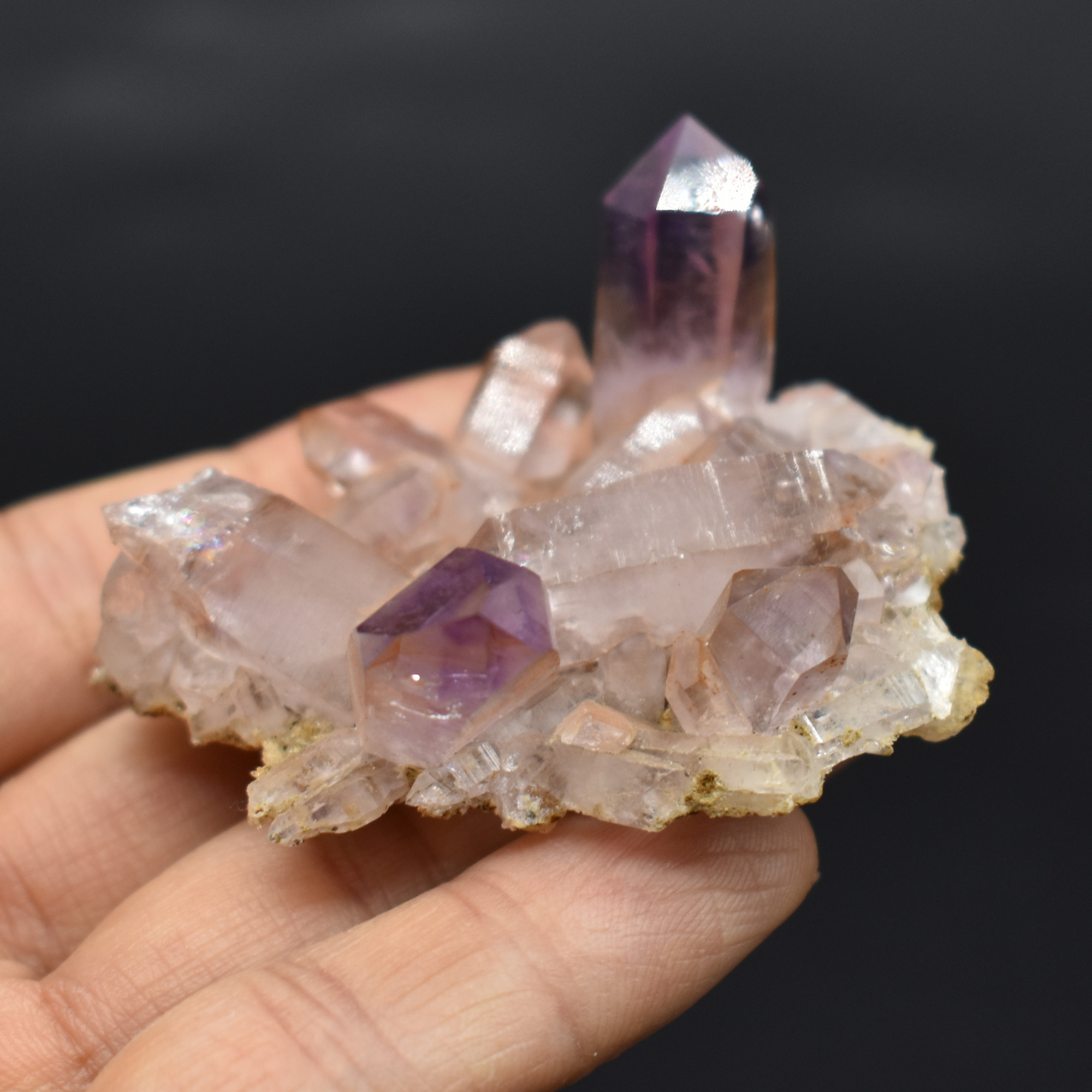 Vera Cruz Amethyst Raw Crystal Cluster - 42 grams - #05 - Image 6
