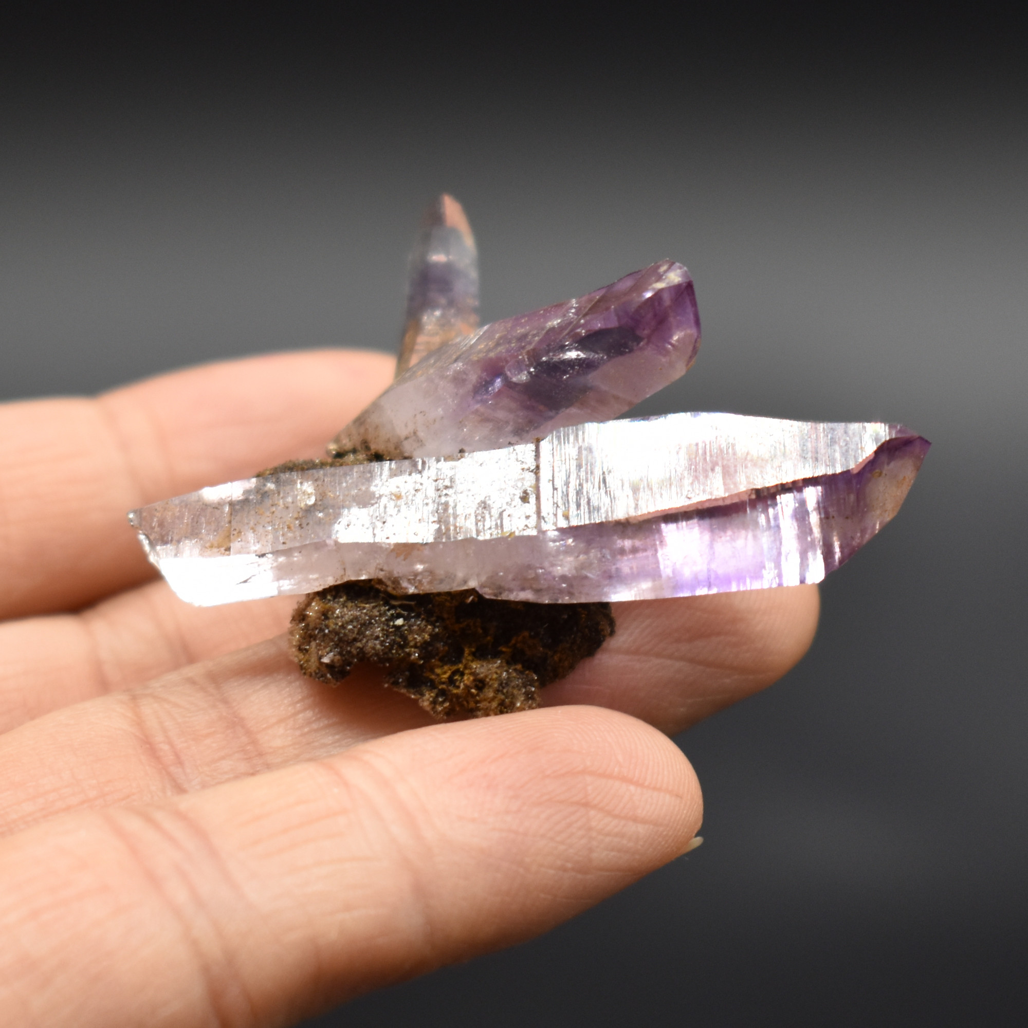 Vera Cruz Amethyst Raw Crystal Cluster - 13 grams - #08 - Image 5