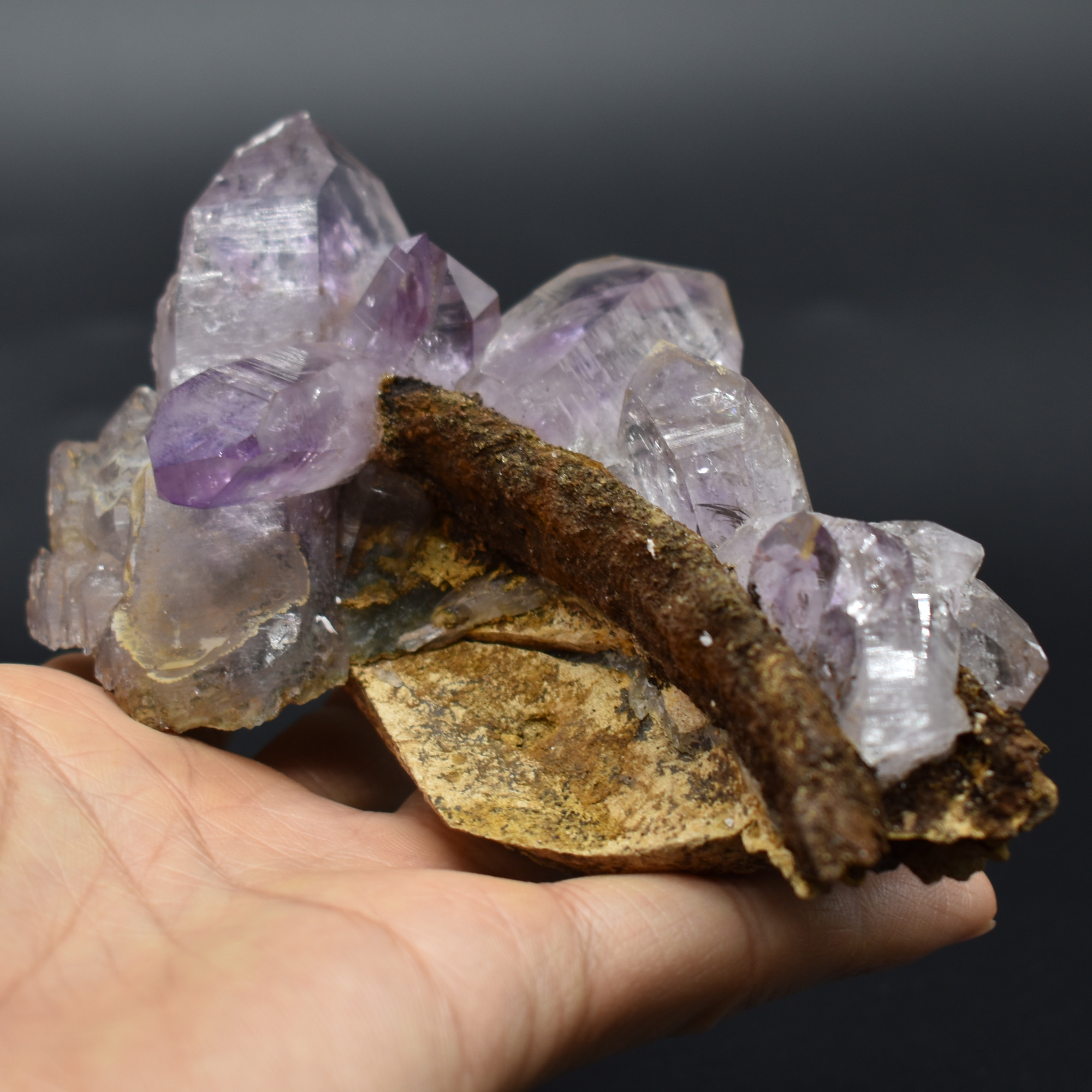 Vera Cruz Amethyst Raw Crystal Cluster - 224 grams - #36 - Image 2