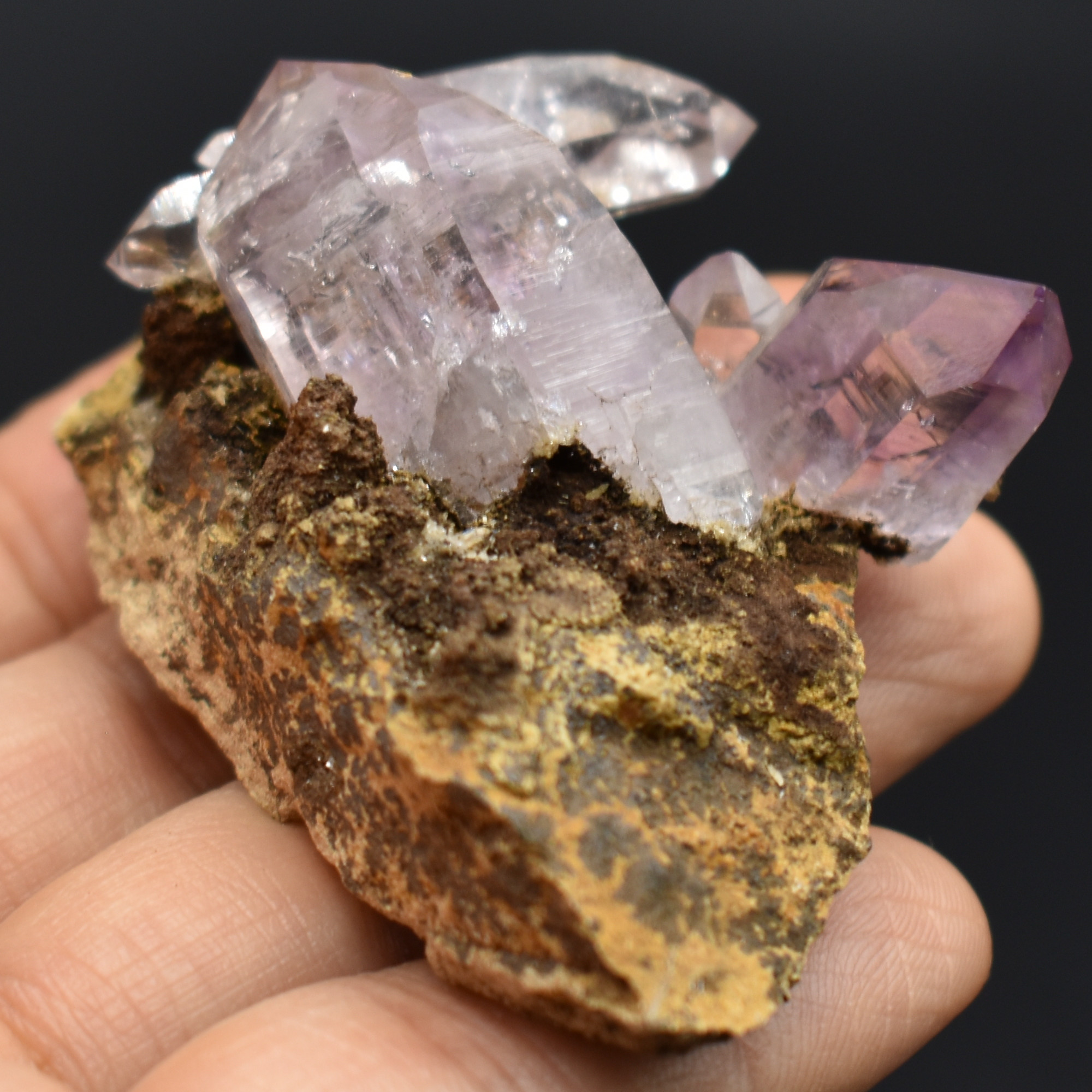 Vera Cruz Amethyst Raw Crystal Cluster - 52 grams - #41