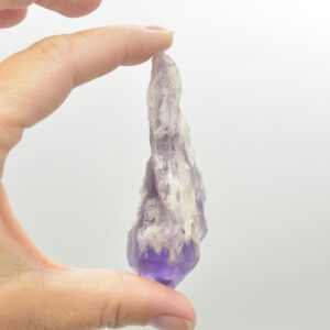 Raw Amethyst Elestial Point / Tower / Wand  - 7cm - 8cm - 1 Count