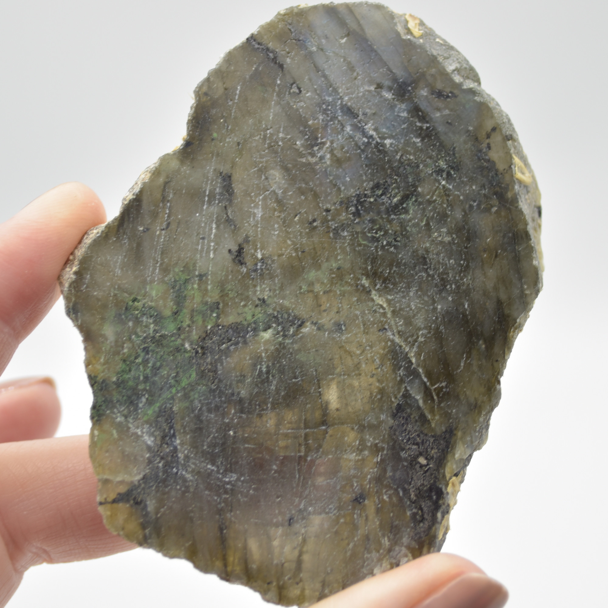 Labradorite Freeform Slice - 90 grams - #01 - Image 2