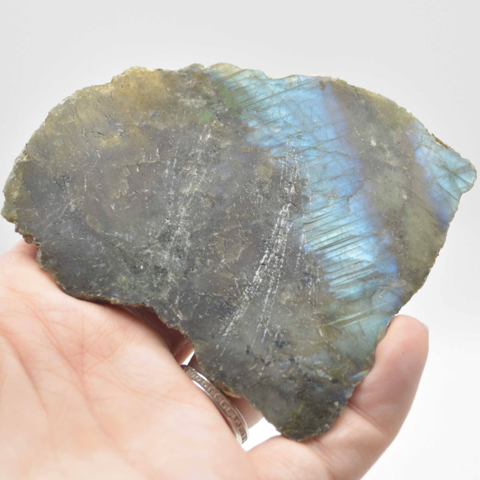 Labradorite Freeform Slice - 80 grams - #06