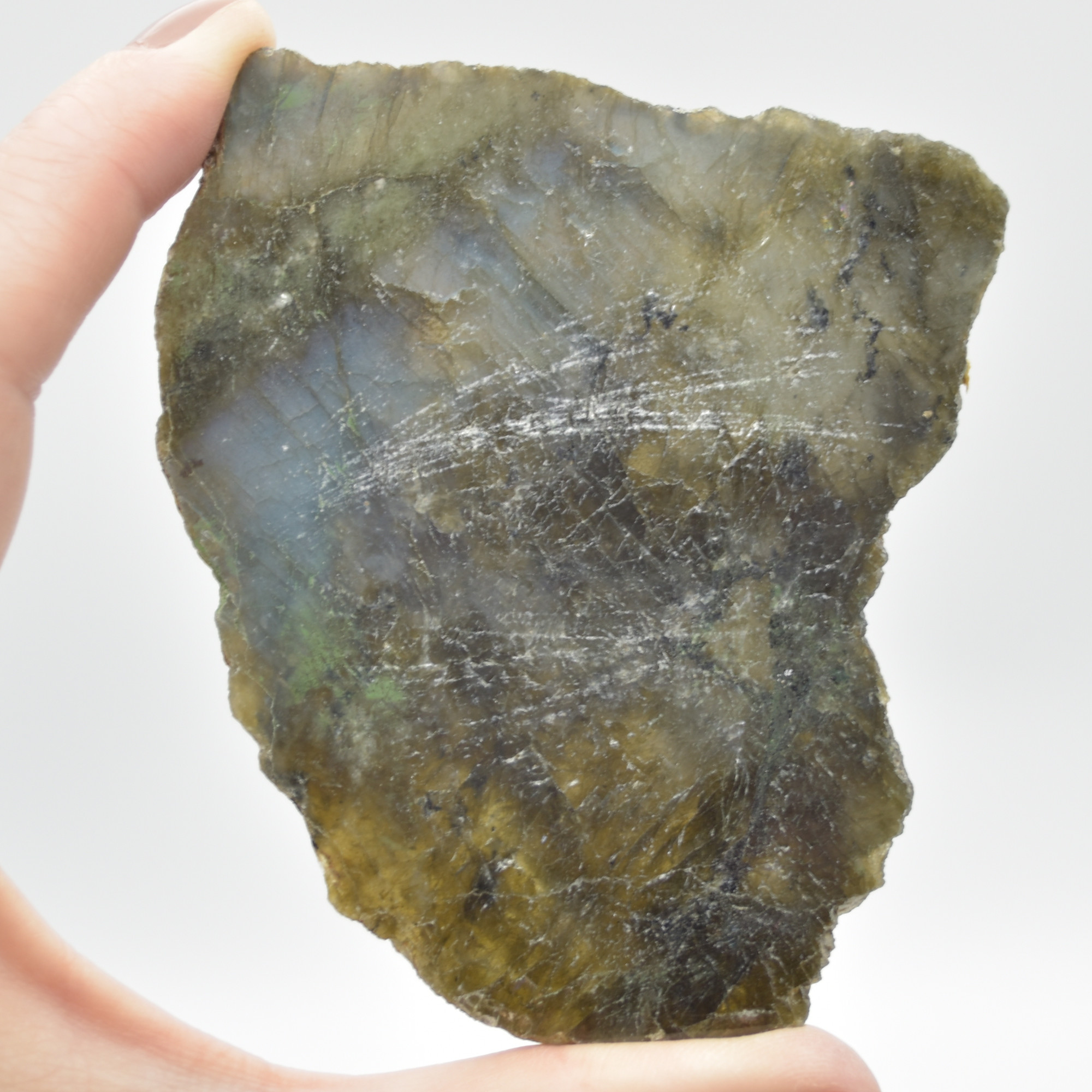 Labradorite Freeform Slice - 80 grams - #06 - Image 2