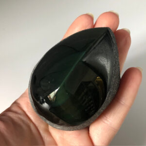 Rainbow Obsidian Gemstone with Raw Base - 1 count - 186 grams