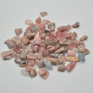 Rhodochrosite Gemstone Tumblestone Chips - approx 50g - approx 4mm - 12mm