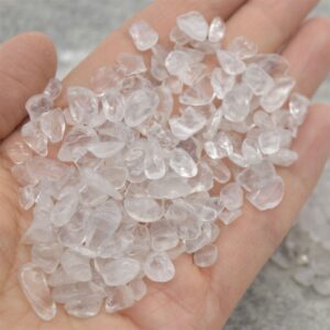 Clear Quartz Crystal Chips / Nuggets - 100 grams