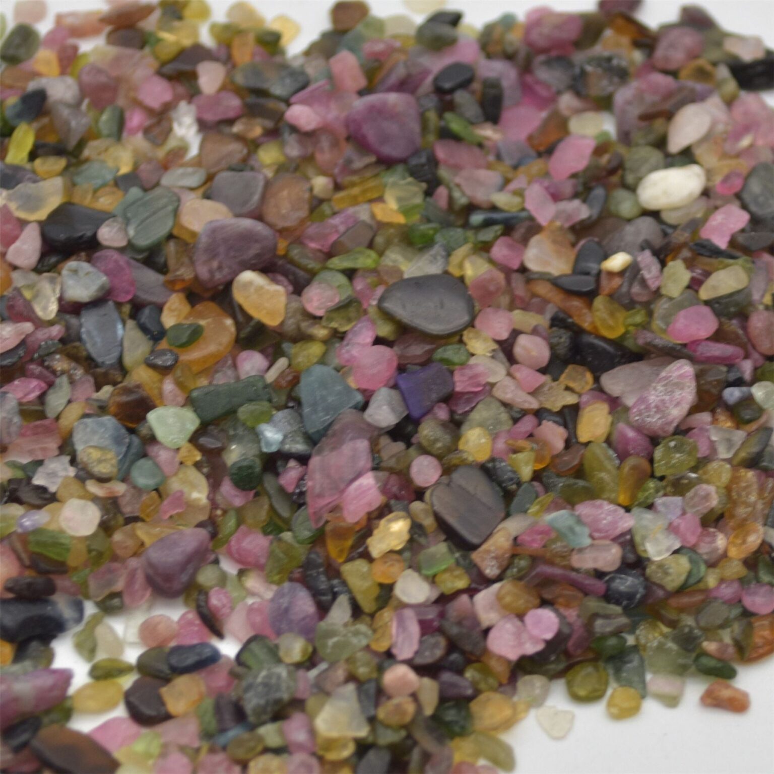 Mulit-Coloured Tourmaline Crystal Chips / Nuggets - 100 grams - Image 2