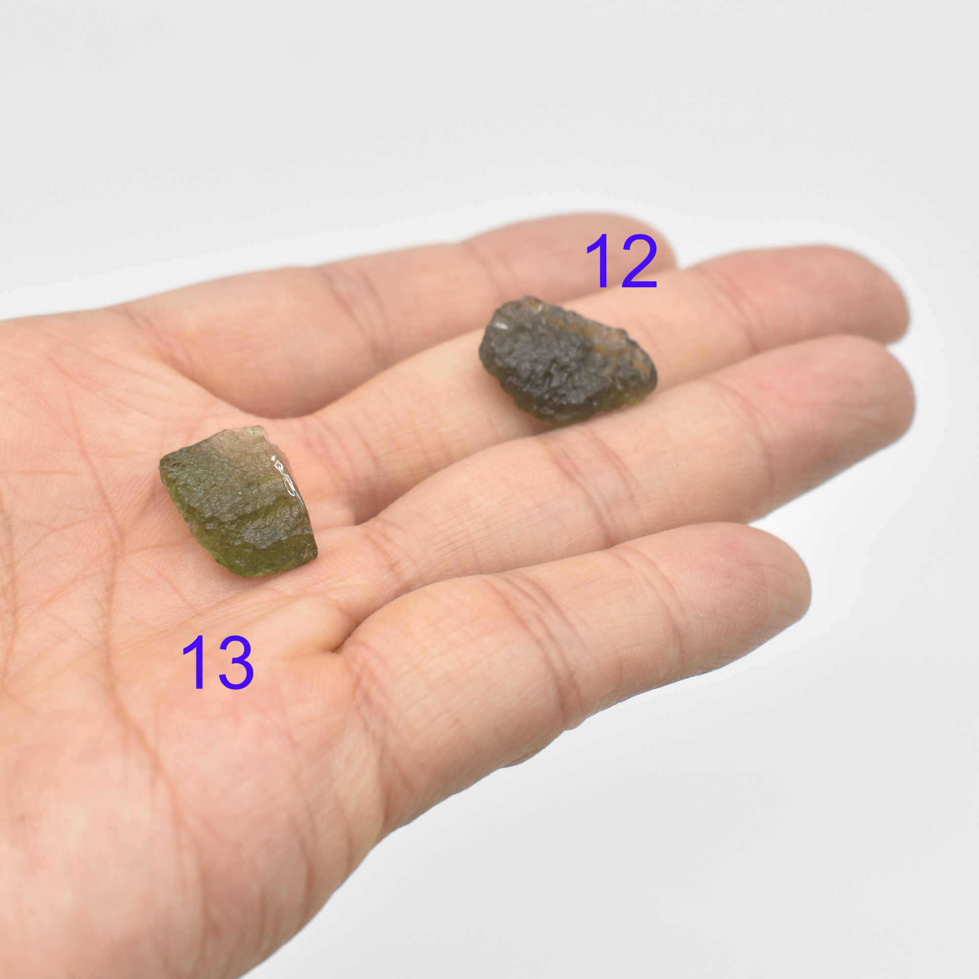 Genuine Moldavite Raw Chip Nugget from Czech Republic - Image 4