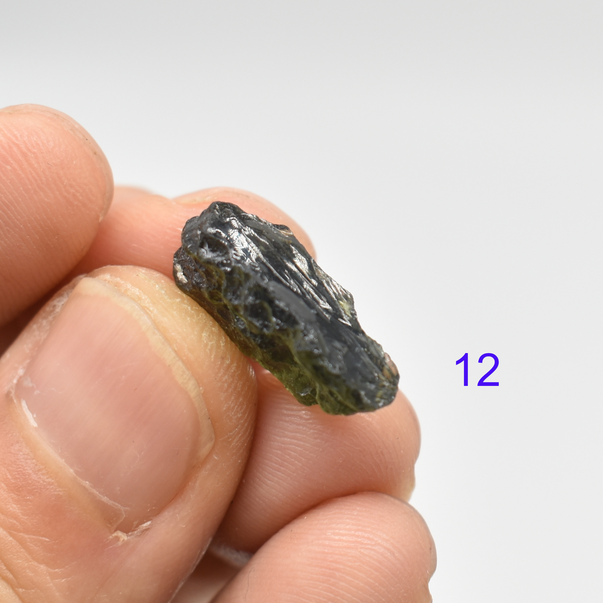 Genuine Moldavite Raw Chip Nugget from Czech Republic - Image 3