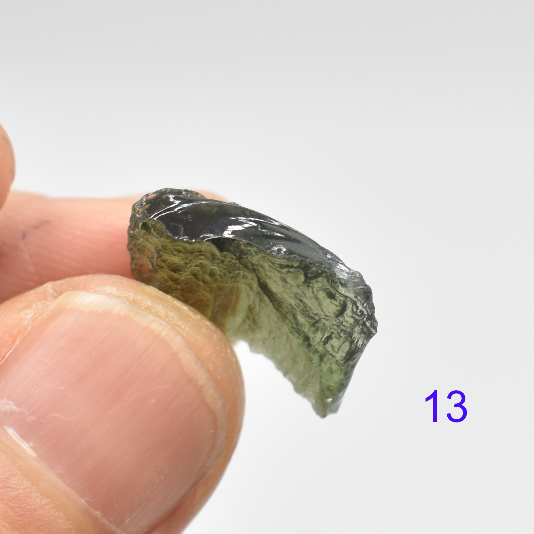 Genuine Moldavite Raw Chip Nugget from Czech Republic - Image 5