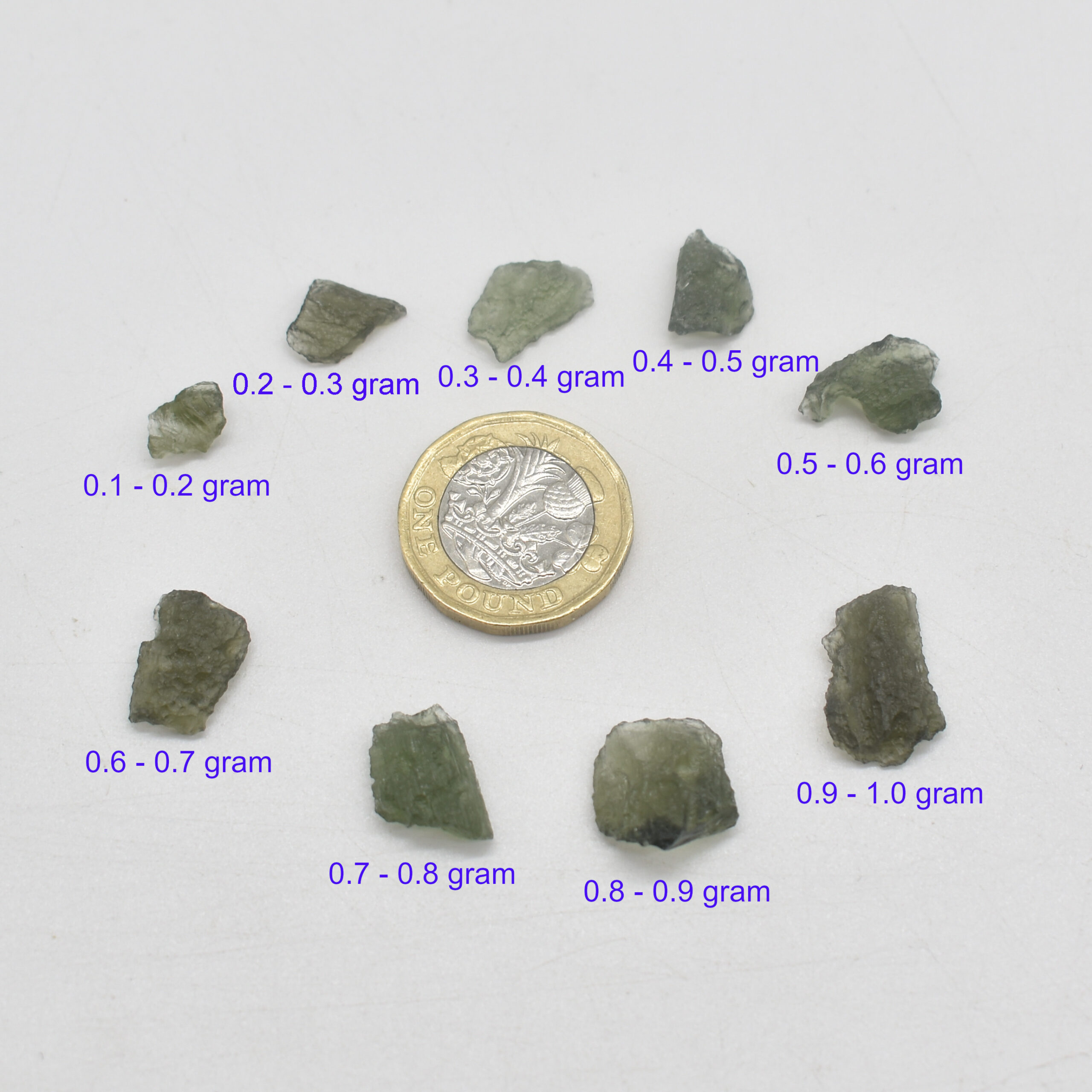 Genuine Moldavite Small Raw Chip from Czech Republic - Image 4