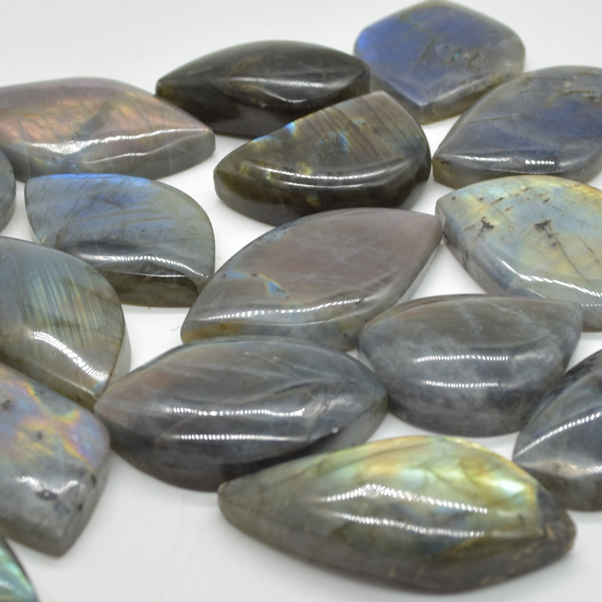 Labradorite Freeform Cabochon Pendant - 10 - 15 grams - 1 or 5 Count - Image 3