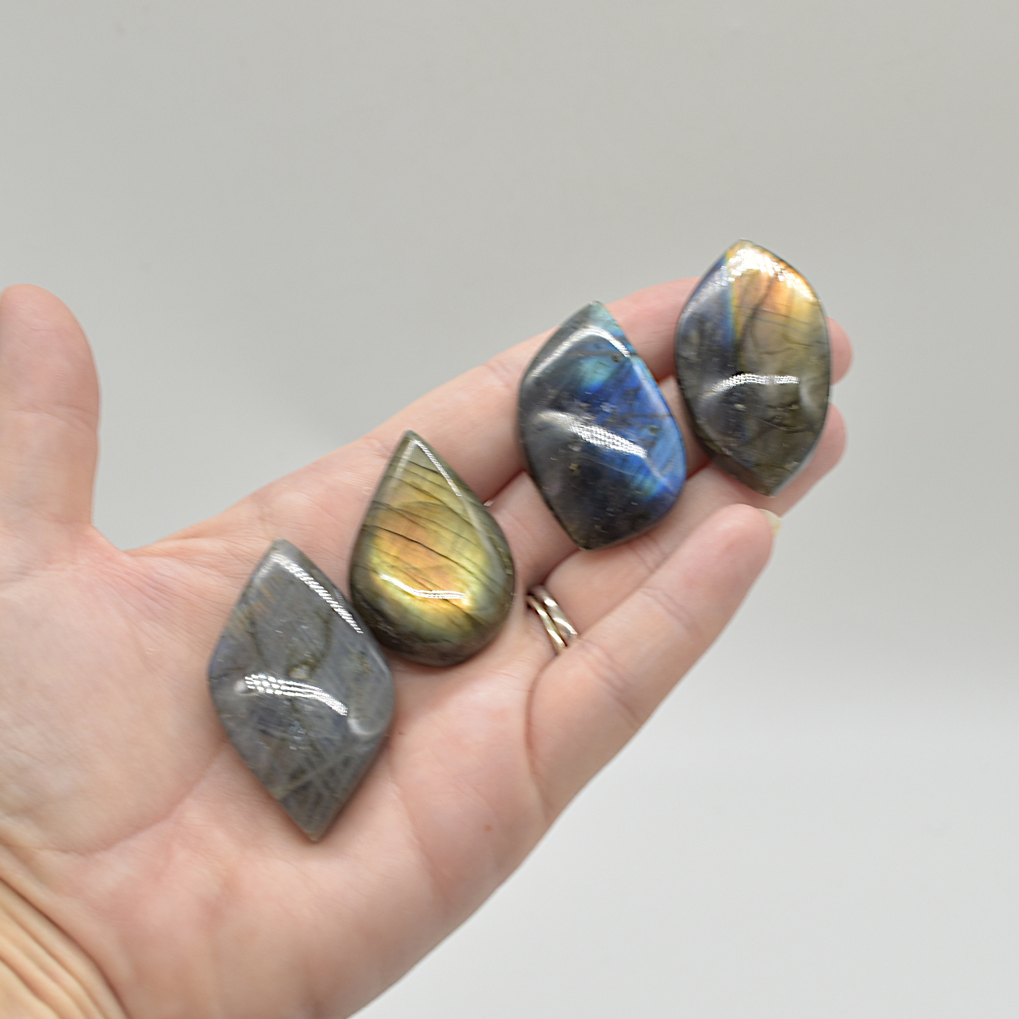 Labradorite Freeform Cabochon Pendant - 15 - 20 grams - 1 or 5 Count - Image 10