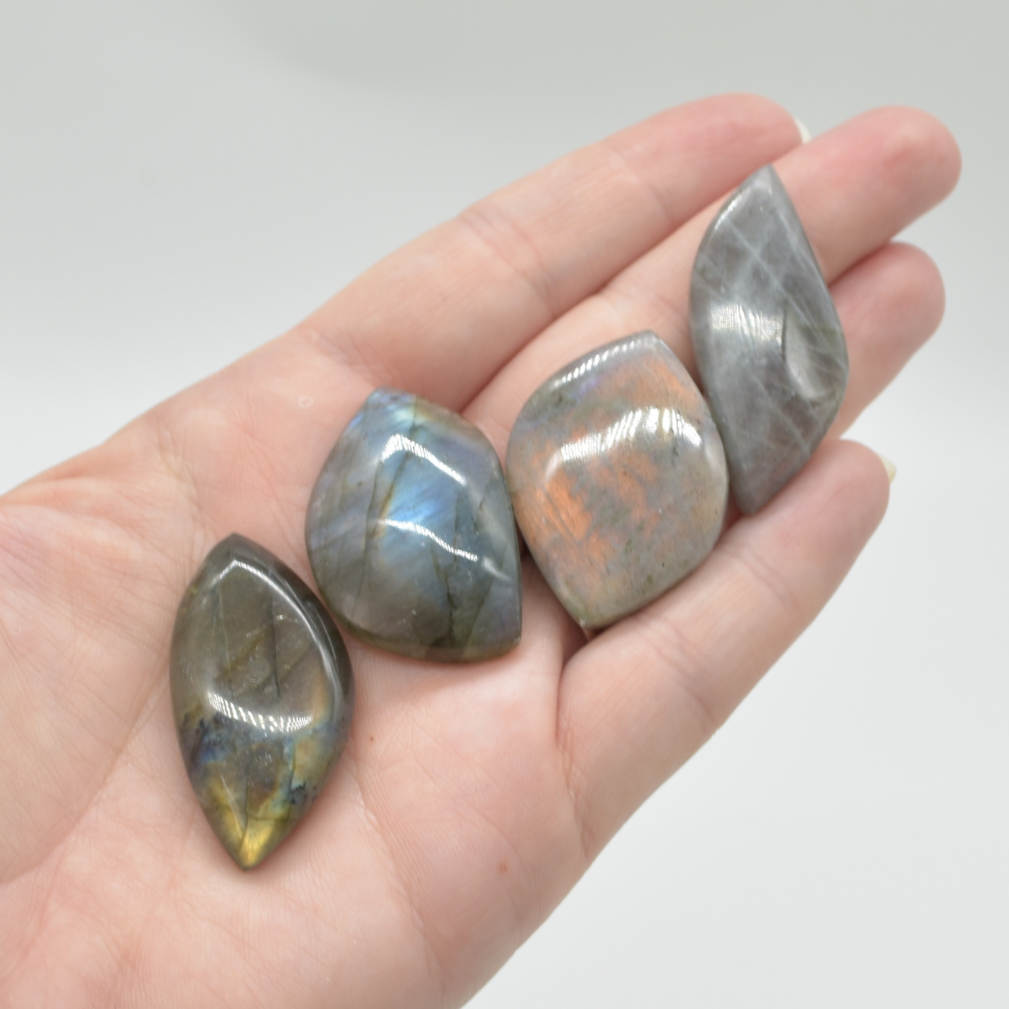 Labradorite Freeform Cabochon Pendant - 5 - 10 grams - 1 or 5 Count - Image 8