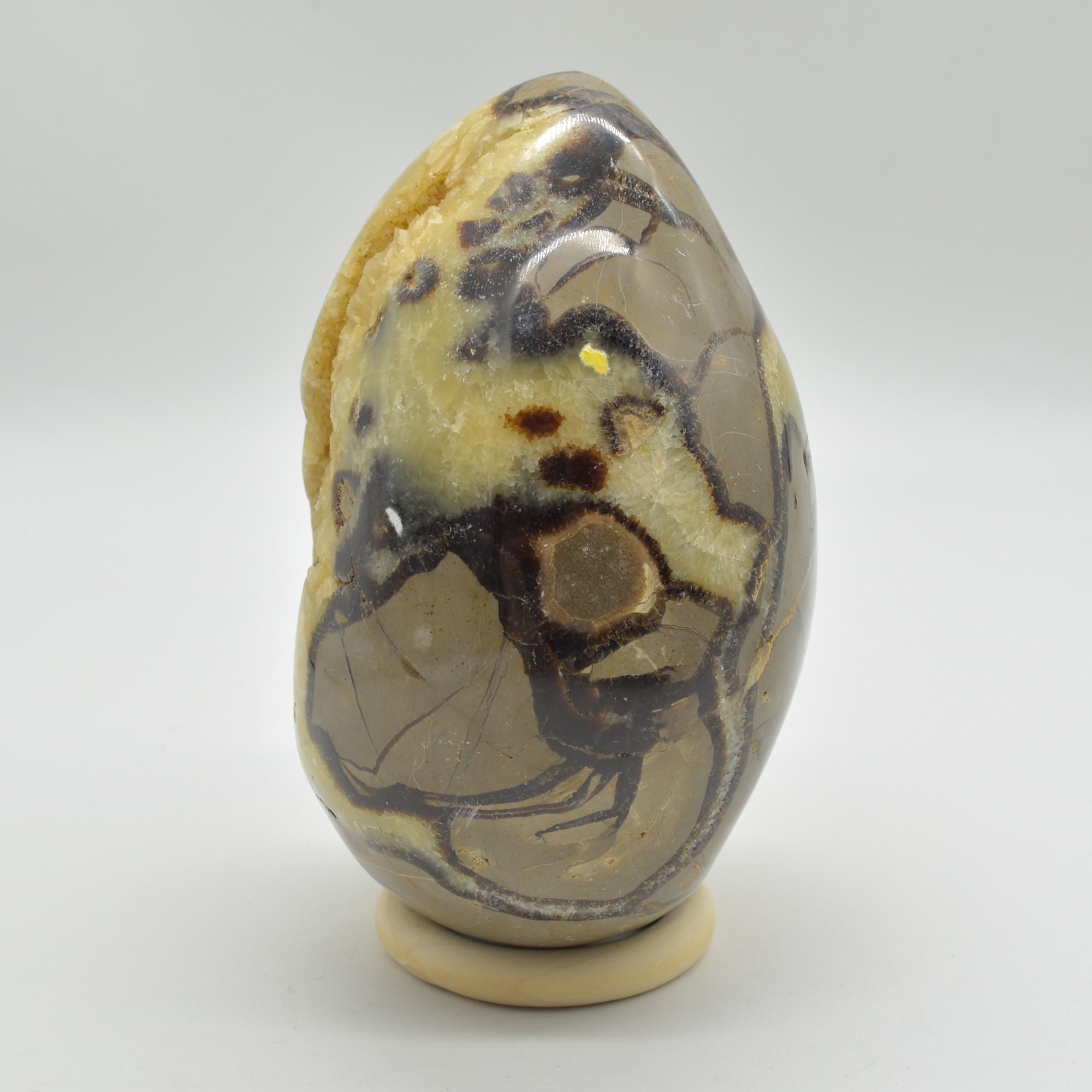 Septarian (AKA Dragon Stone) Crystal Freeform Egg - 15cm - 2099 grams #04 - Image 2