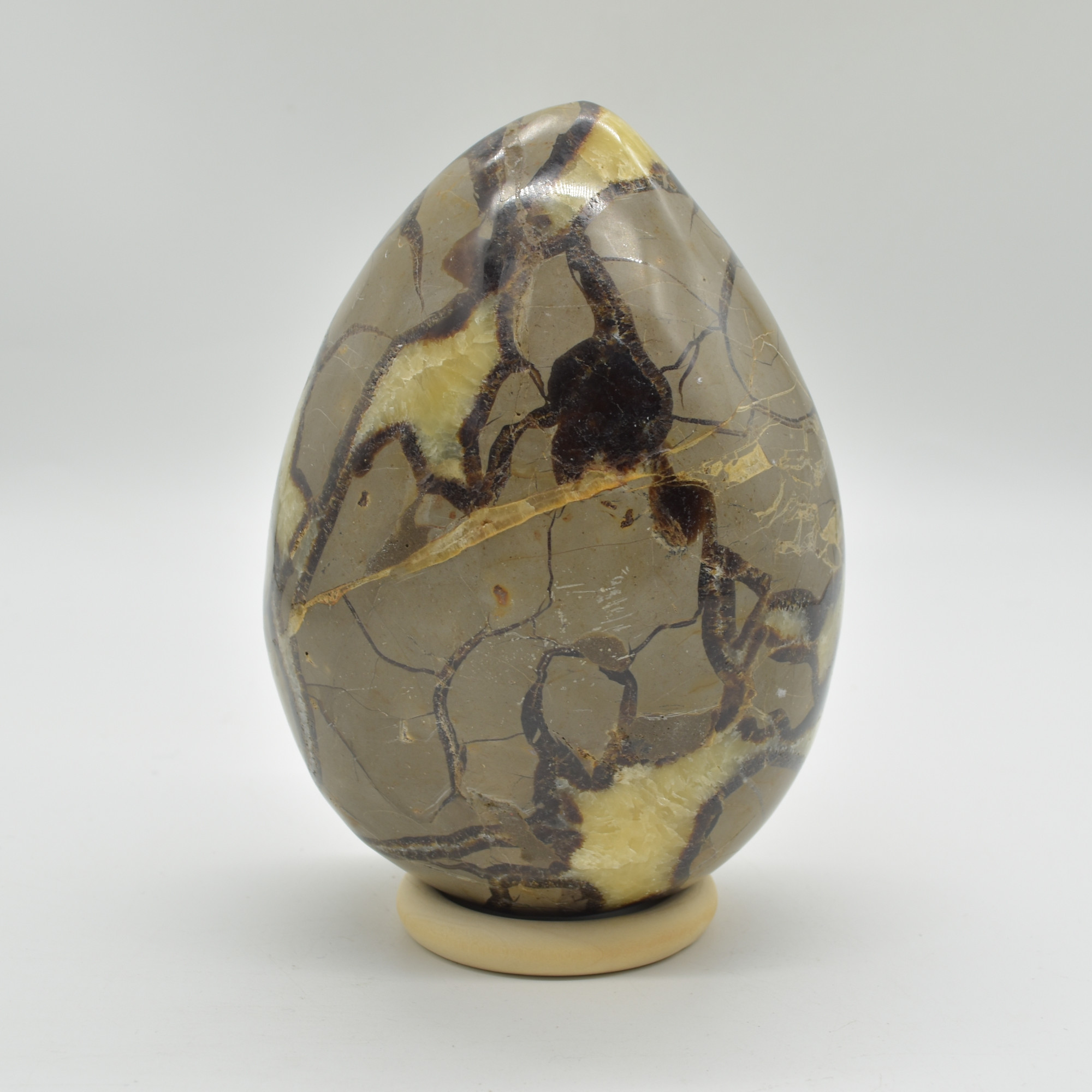 Septarian (AKA Dragon Stone) Crystal Freeform Egg - 15cm - 2099 grams #04 - Image 3