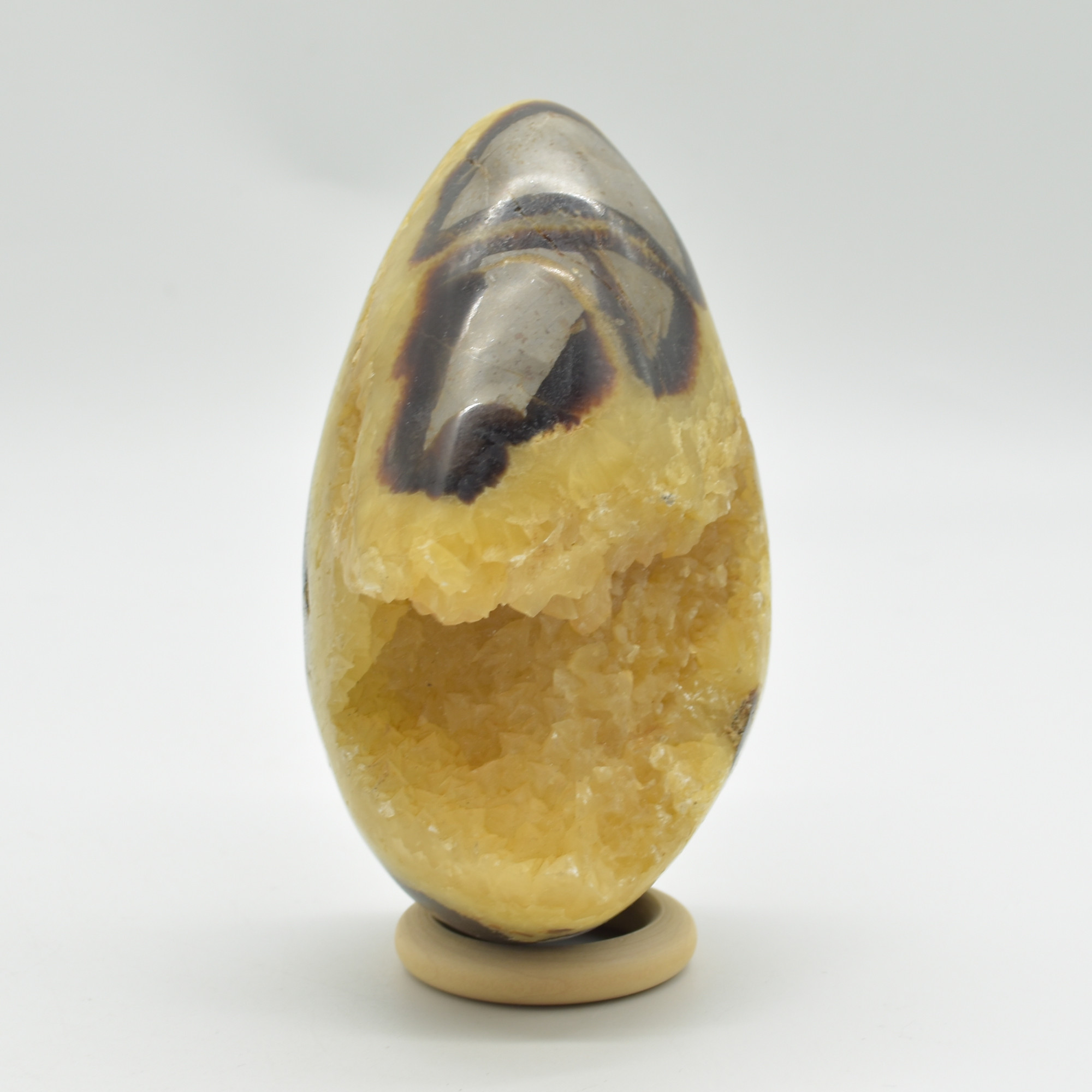 Septarian (AKA Dragon Stone) Crystal Egg - 11.5cm - 748 grams #10