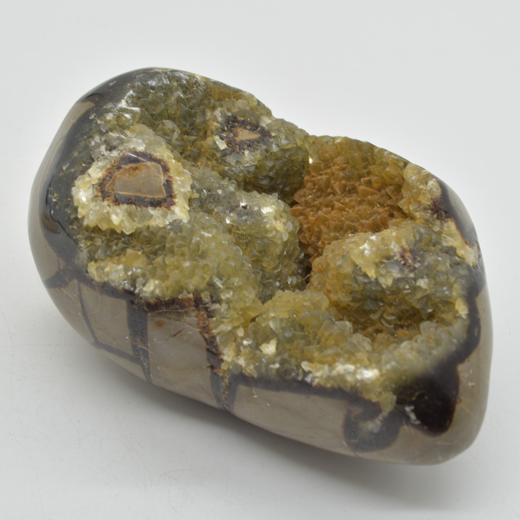 Septarian (AKA Dragon Stone) Crystal Freeform Egg - 13cm - 903 grams #07