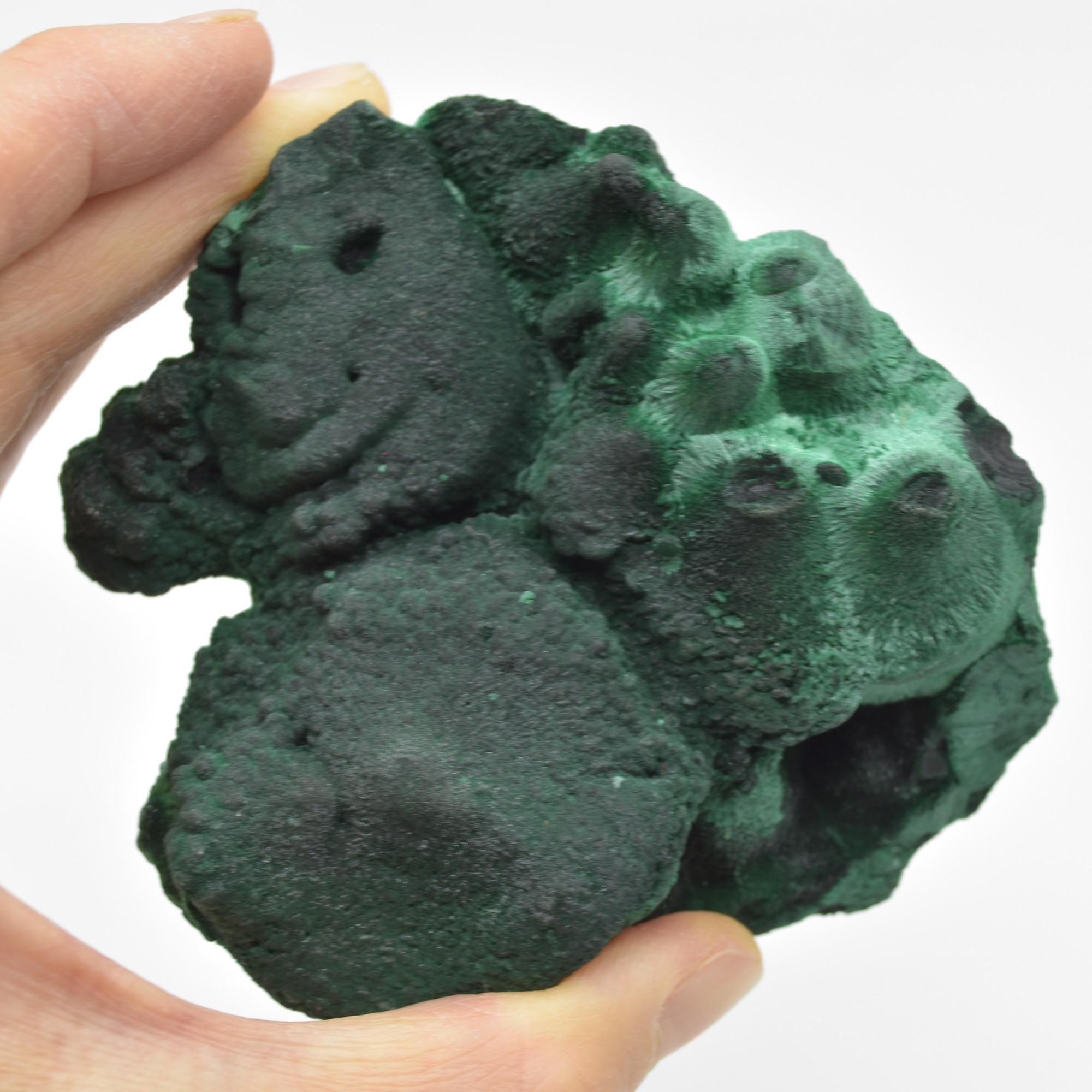 Yangchun Malachite Specimen - Botryoidal Malachite - Velvet Malachite - High Quality - 403 grams #06 - Image 4