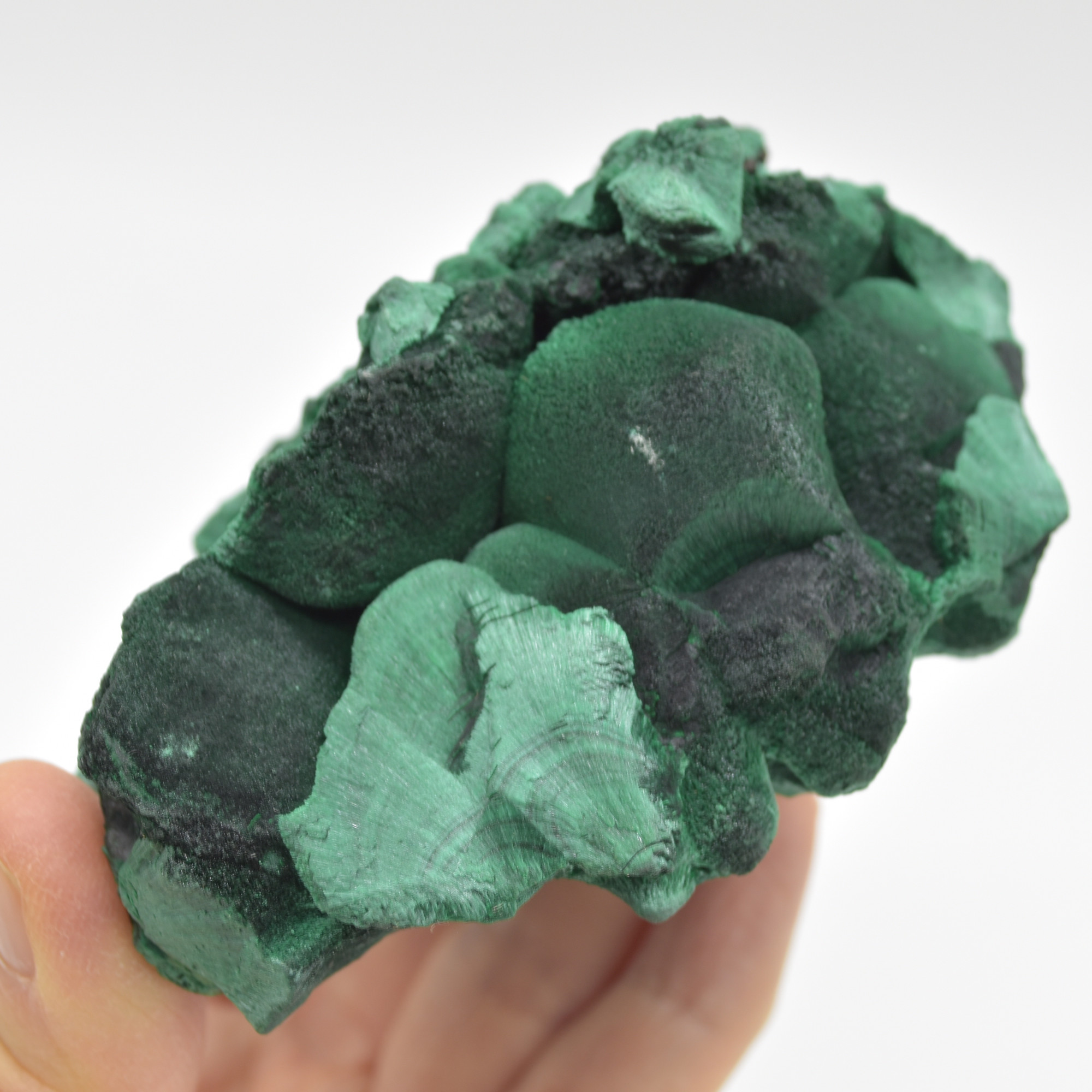 Yangchun Malachite Specimen - Botryoidal Malachite - Velvet Malachite - High Quality - 403 grams #06 - Image 6