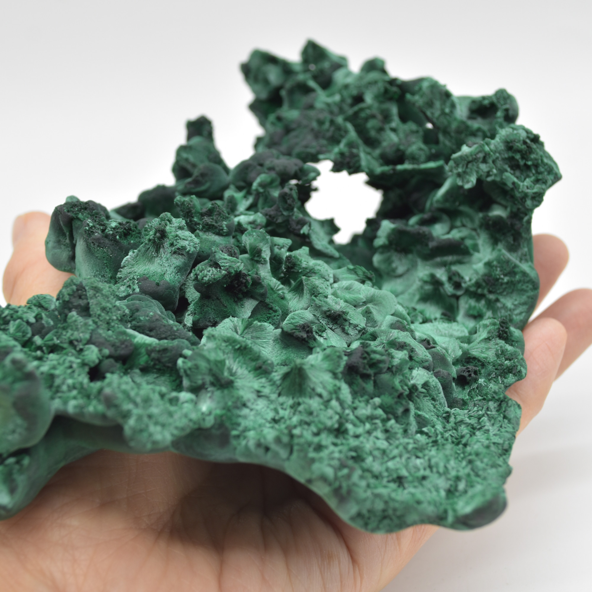 Yangchun Malachite Specimen - 1054 grams - Botryoidal Malachite - Velvet Malachite - High Quality - #02 - Image 6