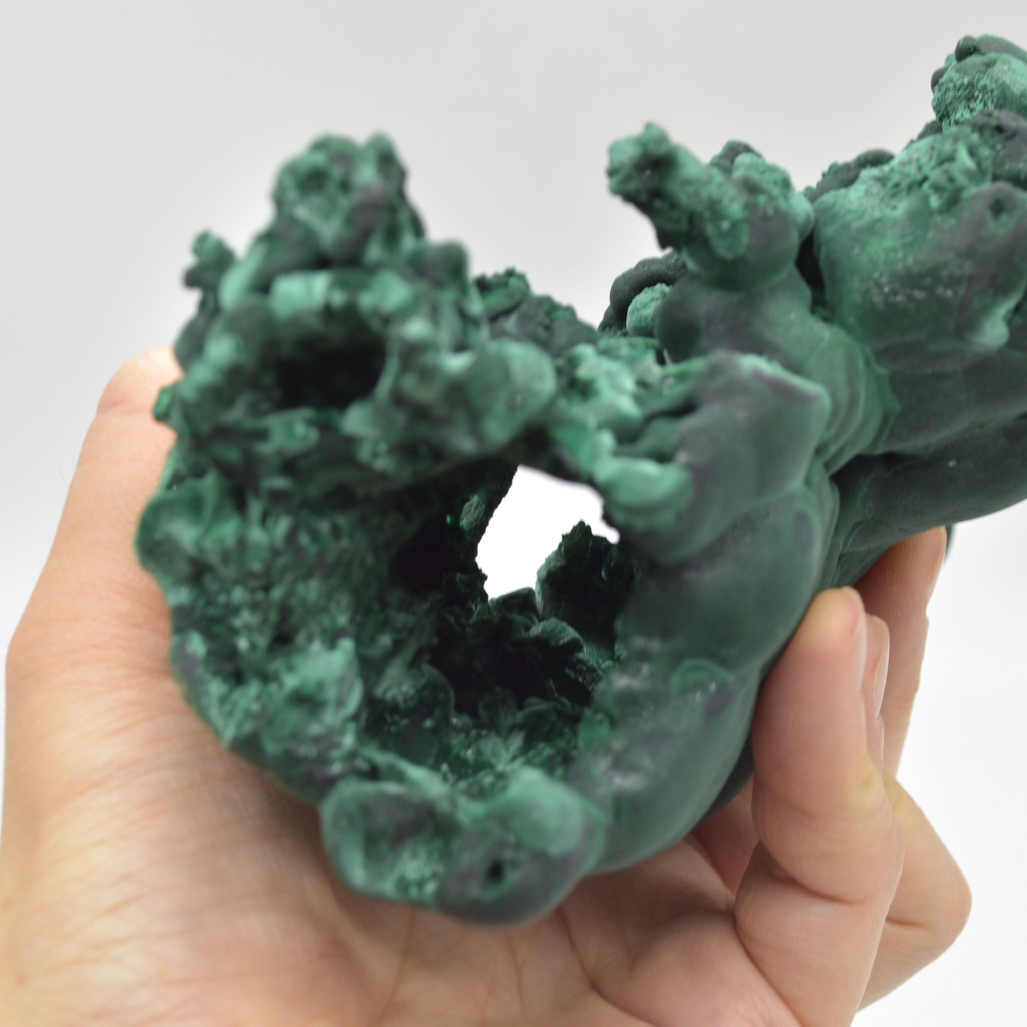 Yangchun Malachite Specimen - 1054 grams - Botryoidal Malachite - Velvet Malachite - High Quality - #02 - Image 9