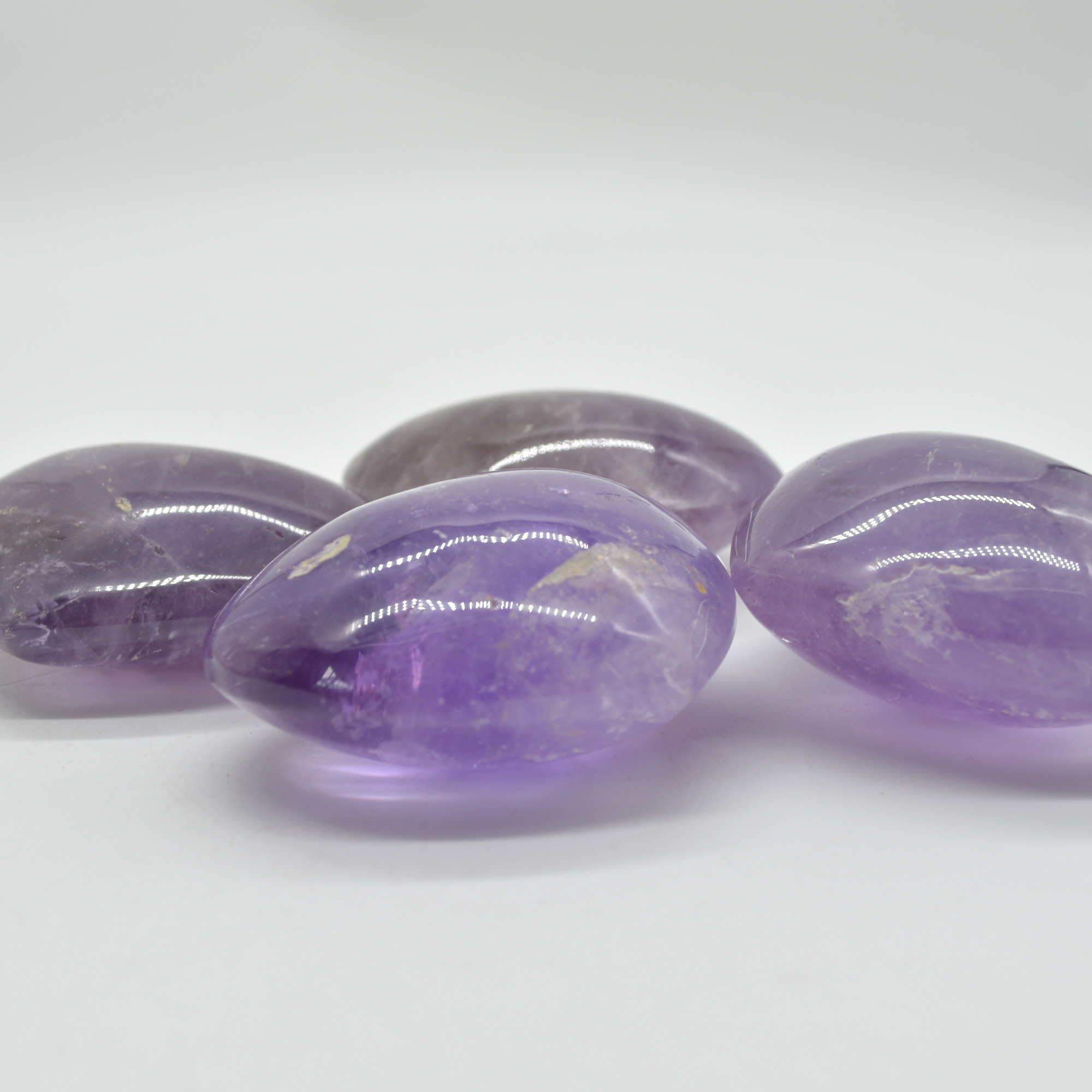 Brazil Amethyst Crystal Puffy Heart - Premium Quality - 115 - 130 grams - Image 3